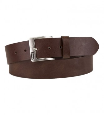 Levi's Cloverdale Leren Riem Bruin