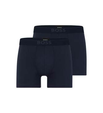 BOSS Pakiranje 2 kratkih hlač UltraSoft mornarske barve