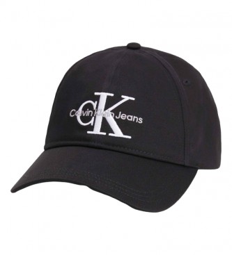 Calvin Klein Logo-Kappe aus Bio-Baumwolle schwarz
