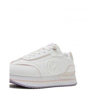 Pepe Jeans Sneakers Basic Rusper Charm branco