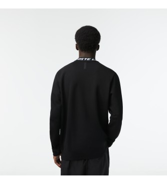Lacoste Felpa Logo Neck nera