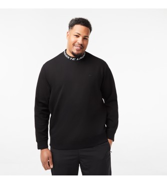 Lacoste Sweatshirt Logo Collar black
