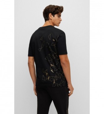 BOSS Black metallic effect T-shirt