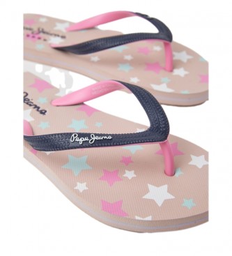 Pepe Jeans Slippers Dorset Stars roze