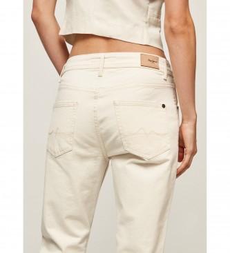 Pepe Jeans Paarse broek wit