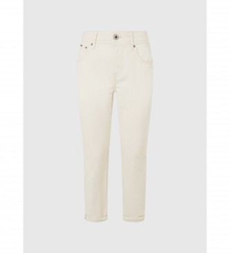 Pepe Jeans Vijolične hlače bele