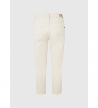 Pepe Jeans Vijolične hlače bele