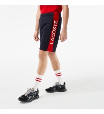 Lacoste Marineblaue Shorts mit normaler Passform