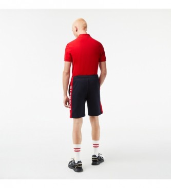 Lacoste Marineblaue Shorts mit normaler Passform