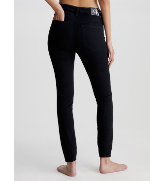 Calvin Klein Jeans Jean High Rise Super Skinny Ankle noir
