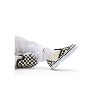 Vans Zapatillas Checkboard Classic Slip-On blanco, negro