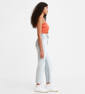 Levi's Jeans dritti Ribcage azzurri
