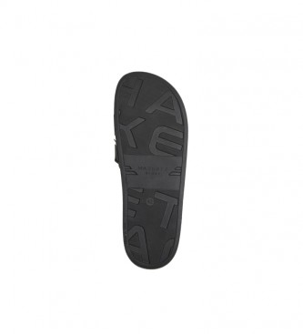 Hackett London Flip Flops with Logo Sports black