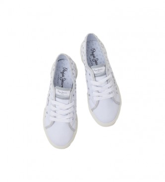 Pepe Jeans Zapatillas Bsicas Brady Shine blanco