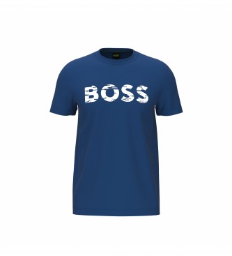 BOSS T-shirt Tee 3 blauw