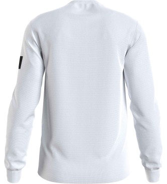 Calvin Klein Jeans Waffle sweatshirt white