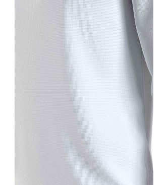 Calvin Klein Jeans Sweat gaufré blanc