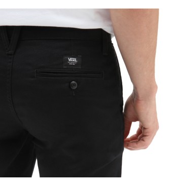 Vans Pristne hlače Chino Slim Fit črne