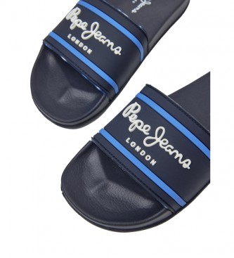 Pepe Jeans Flip Flops Beach Slider Logo navy