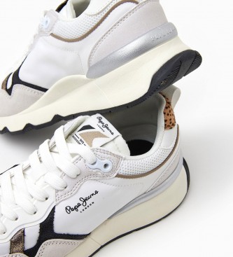 Pepe Jeans Chaussures combinées Brit Pro Ba blanches