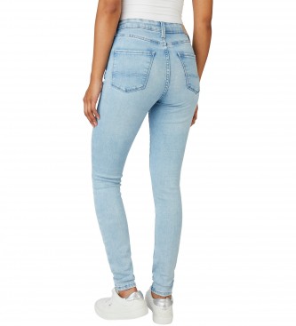 Pepe Jeans Jean Regent Fit Skinny High Waisted lichtblauw
