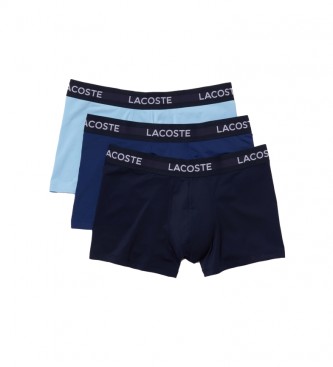 Lacoste Pack 3 Bxers azul