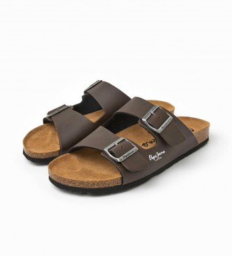 Pepe Jeans Sandlias anatmicas Double Kansas brown