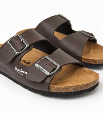Pepe Jeans Sandlias anatmicas Double Kansas brown