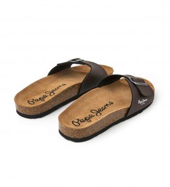 Pepe Jeans Sandalen Bio Einzelne Kansas braun