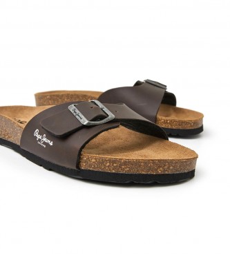 Pepe Jeans Sandalen Bio Einzelne Kansas braun