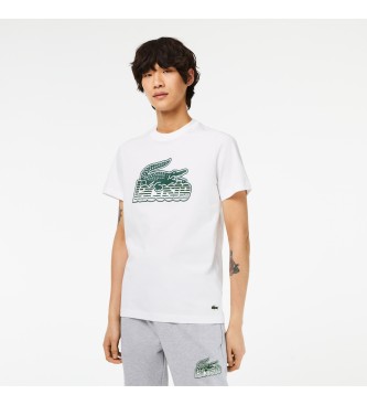 Lacoste Hvid T-shirt med print