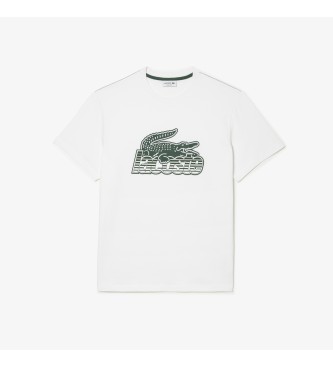 Lacoste Hvid T-shirt med print