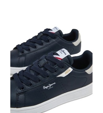 Pepe Jeans Zapatillas de piel Player Basic B marino