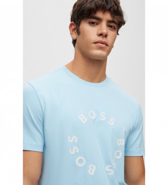 BOSS T-shirt circular com log
