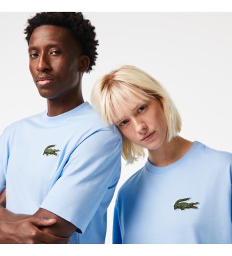 Lacoste Loose Fit T-shirt i bomuld bl