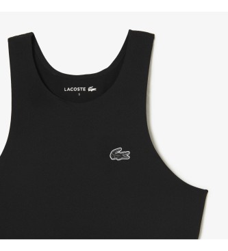 Lacoste Biustonosz sportowy Quick Dry czarny