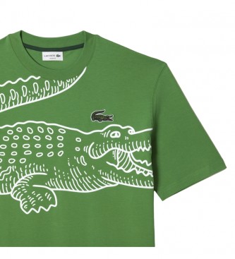 Lacoste T-shirt verde con logo