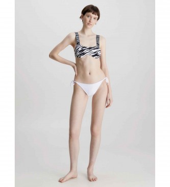 Calvin Klein Biquni Bikini de Fora Intensa Lado Branco