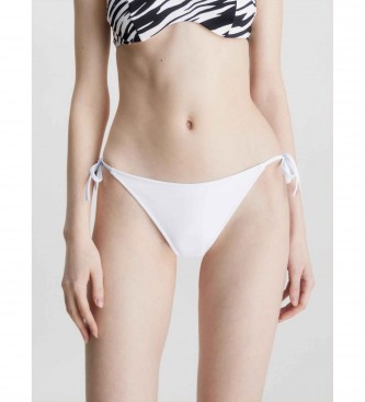 Calvin Klein Slip bikini bianco intenso con allacciatura laterale