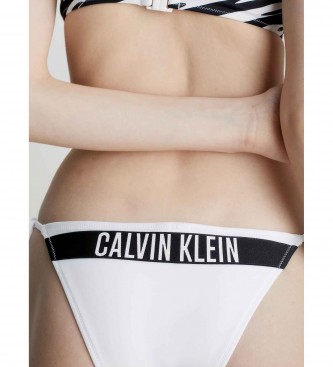 Calvin Klein Slip bikini bianco intenso con allacciatura laterale