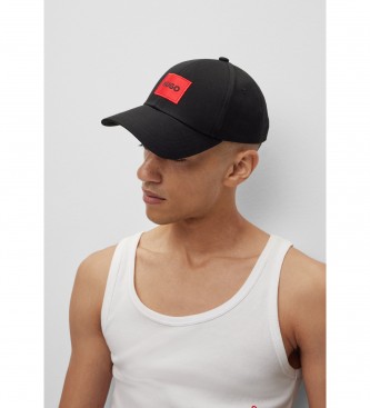 HUGO Naklejka na czapkę w kolorze czarnym
