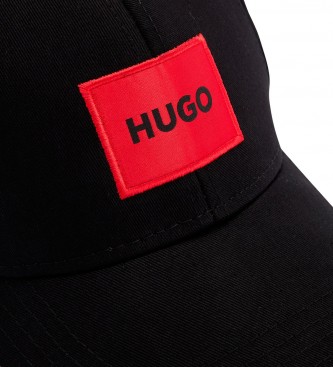 HUGO Naklejka na czapkę w kolorze czarnym