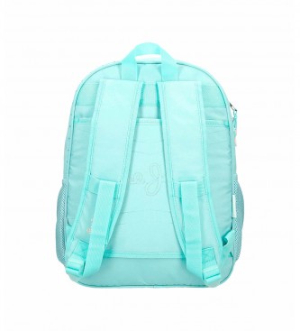 Pepe Jeans Pepe Jeans Nerea schoolrugzak twee compartimenten turquoise
