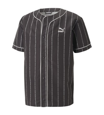 Puma Team Baseball T-shirt zwart