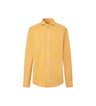 Hackett London Camisa Amarela Gment