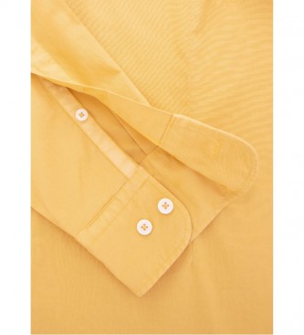 Hackett London Gment Yellow Shirt