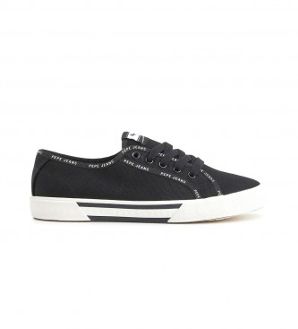 Pepe Jeans Sapatilhas Brady Rib Canvas preto