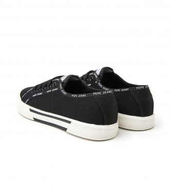 Pepe Jeans Sapatilhas Brady Rib Canvas preto