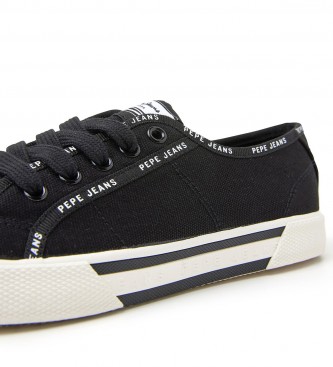 Pepe Jeans Sapatilhas Brady Rib Canvas preto