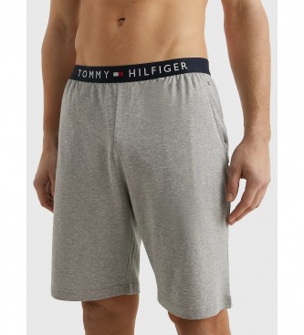 Tommy Hilfiger Pantaln Corto Punto con Logo gris